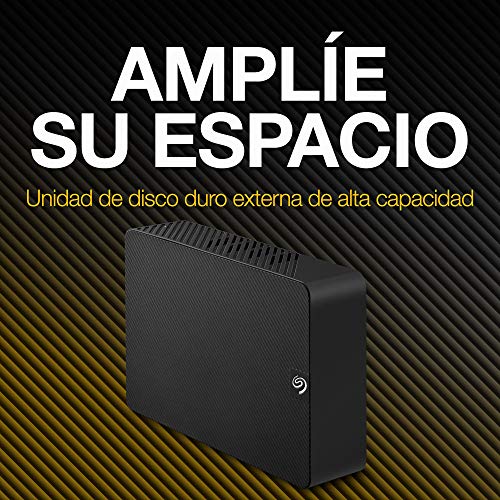 Seagate Expansion Desktop, 16 TB, Unidad De Disco Duro Externa HDD, 3.5", USB 3.0, PC & Notebook, 2 Años Rescue Services (STKP16000402)