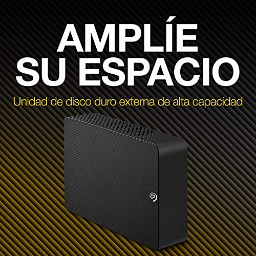 Seagate Expansion Desktop, 4 TB, Unidad De Disco Duro Externa HDD, 3.5", USB 3.0, PC & Notebook, 2 Años Rescue Services (STKP4000400)