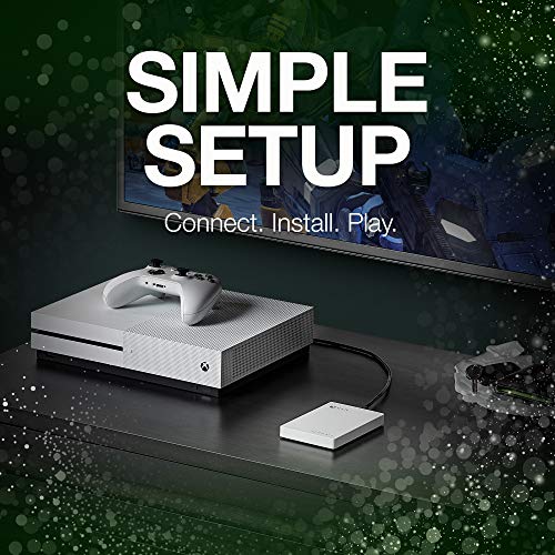 Seagate Game Drive STEA2000417 2000GB Color Blanco - Disco Duro Externo (2000 GB, 2.5", Unidad de Disco Duro, Micro-USB B, 3.0 (3.1 Gen 1), Color Blanco)