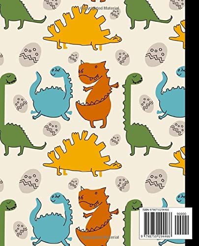 Seamless Pattern Dino And Eggs
