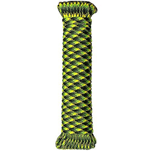 SecureLine MFPPC850NM 1/8-Inch x 50-Feet MFP Nylon Paracord, Neon Multi Colored by Secureline