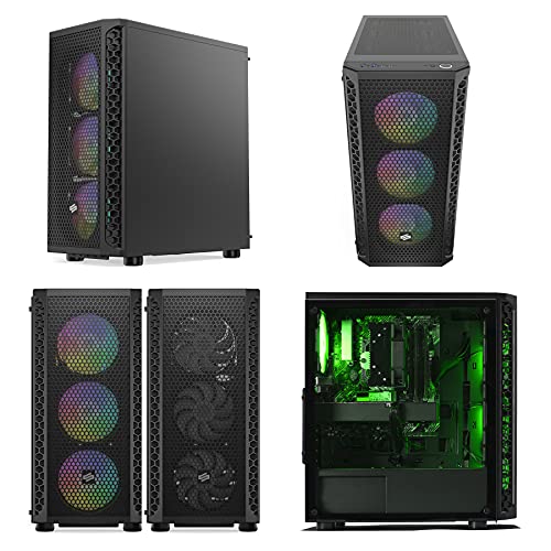 Sedatech PC Pro Gaming AMD Ryzen 7 2700 8 x 3,2 GHz, Geforce RTX 3070 8 GB, 16 GB RAM DDR4, 500 GB SSD NVMe M.2 PCIe, 2 TB HDD, USB 3.1, WiFi. Ordenador de sobremesa, Win 10