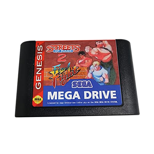 seductive GF Lucha Final en la Calle de Rage 2-Cartucho de Juego - Juegos electrónicos 16 bit MD Tarjeta de Juego Apta for CAMARADA Y NTSC Versión GJF (Color : Street of Rage 2)