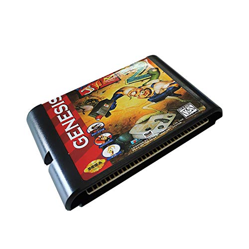 Sega Genesis Game Cartucho con Earth Worm Jim Juego para Sega Game Console