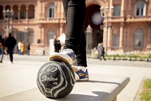 Senda Athletics SFT1015-4BK Street Guantes de Golf, Blanco/Negro, Talla 4