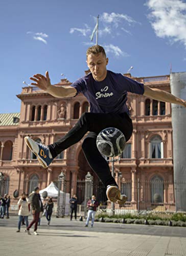 Senda Athletics SFT1015-4BK Street Guantes de Golf, Blanco/Negro, Talla 4