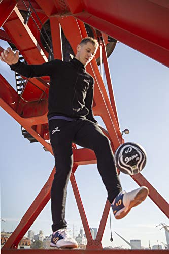 Senda Athletics SFT1015-4BK Street Guantes de Golf, Blanco/Negro, Talla 4