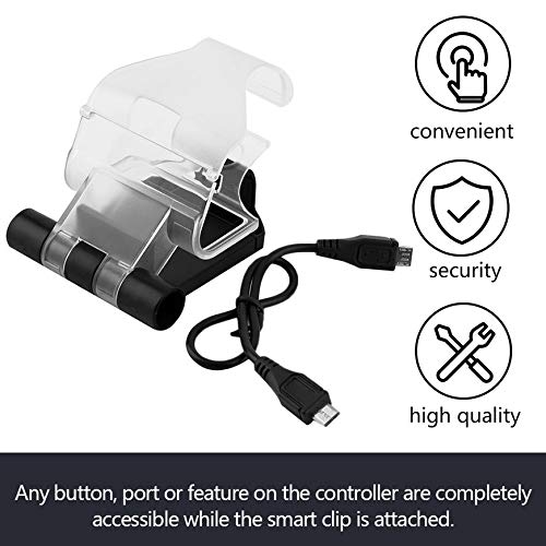 SeniorMar-UK Abrazadera de teléfono móvil para PS4 Soporte de Abrazadera de Control para Playstatio