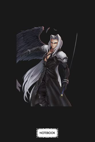 Sephiroth ultimate Notebook: Journal, Lined College Ruled Paper, Diary, Planner, 6x9 120 Pages, Matte Finish Cover