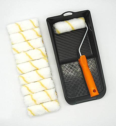 SET 10 MINI RECAMBIOS ANTIGOTA + VARILLA + CUBETA PARA PINTURA