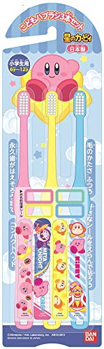 Set of 3 toothbrushes Kirby's Dream Land