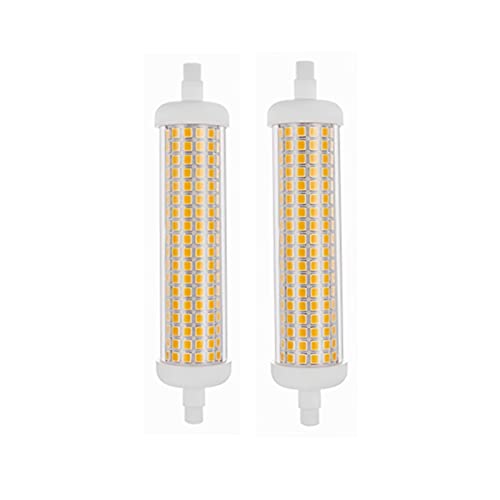 SGJFZD R7 DIRIGIÓ Bombilla 118mm 1 2W (100W Reemplazo de Bombillas halógenas) J Tipo R7S DIRIGIÓ Proyector 300 0k? 6000k Doble finalizado J118 Proyector AC 100-265V [Energy Class A +] 2-Pack