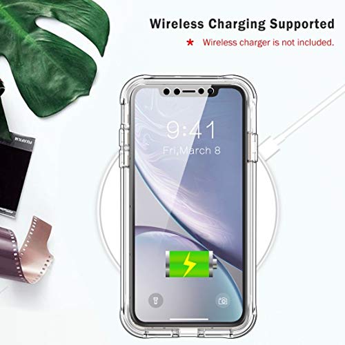 Shangya Funda Protectora del teléfono for el iPhone XR Prueba de Golpes PC + TPU + Endorse Battlefront Pet Protector de la Pantalla (Color : Colorful Shell Pattern)