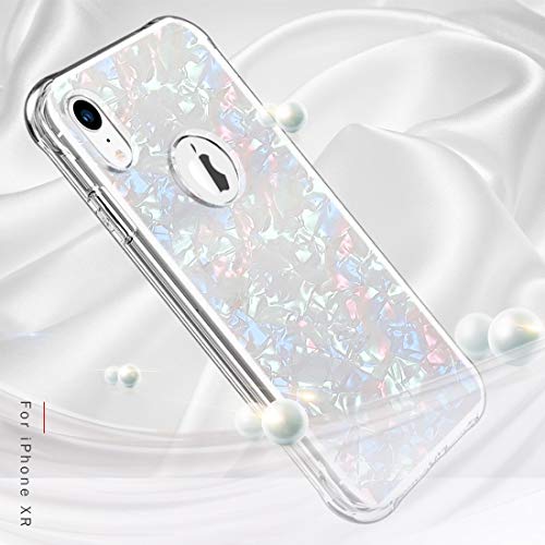 Shangya Funda Protectora del teléfono for el iPhone XR Prueba de Golpes PC + TPU + Endorse Battlefront Pet Protector de la Pantalla (Color : Colorful Shell Pattern)