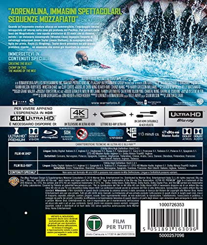 Shark - Il Primo Squalo (4K Ultra Hd + Blu-Ray) [Blu-ray]