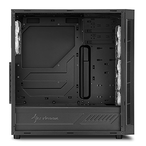 Sharkoon TG5 - Caja de Ordenador, PC Gaming, Semitorre ATX, Negro/Azul