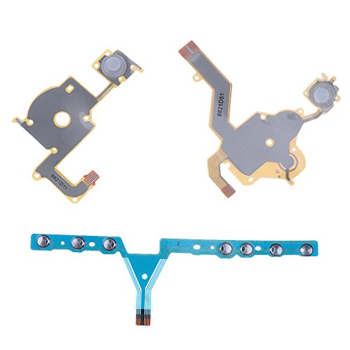 Sharplace Repuestos L / R Trigger Shoulder Button Flex Cable para PSP 3000- Blanco Fàcil de Instalar Cinta flexible de Repuesto