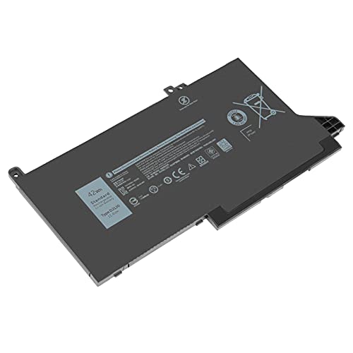 Shentec 42Wh DJ1J0 DJ1JO Batería Laptop para DELL Latitude 12 7280 7290 E7280 E7290 13 7380 7390 E7380 E7390 14 7480 7490 E7480 E7490 451-BBZ C27RW PGFX4 ONFOH [3 Celdas/11,4V]