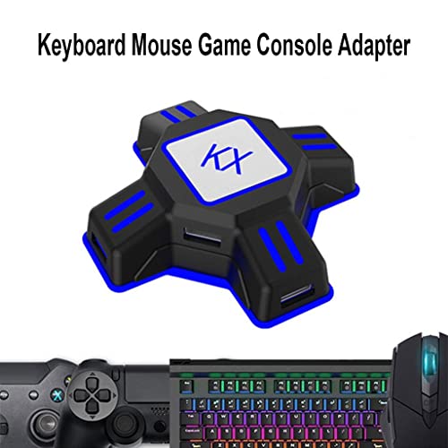 Shiwaki Adaptador de Teclado Y Mouse Convertidor de Consola de Juegos para Dispositivos de Juego