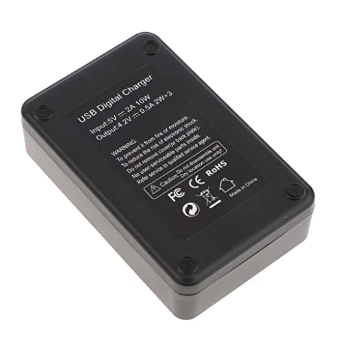 Shiwaki Base de Carga Triple USB NP-BX1 Batería para DSC-RX100 / HX300 / RX1, AS15
