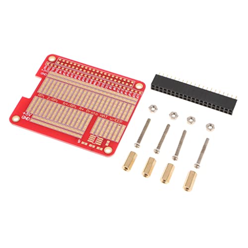 Shiwaki Prototype HAT Shield para El Kit de Soldadura Raspberry Pi 2 Compatible con B + / a +