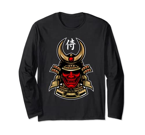 Shogun Samurai Mask Shirts - Camisas Samurai para hombres y mujeres Manga Larga
