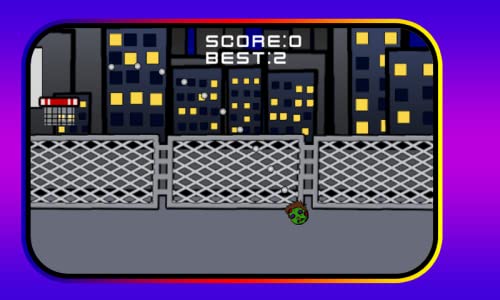 SHOOT THE ZOMBIE HEAD (a basketball net shot game)