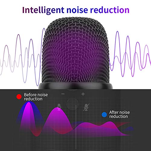 SHOOT U-Shape Studio Recording Condenser Micrófono USB Computadora PC Kit de micrófono con soporte de brazo de metal ajustable Podcast, Studio, Streaming, Broadcast, YouTube, Video