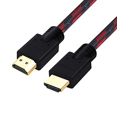 Shuliancable Cable HDMI, Compatible con Ethernet,Retorno de Audio, Compatible con Fire TV, 3D, vídeo 1080p y ARC, Playstation PS3 PC (5m, Black)