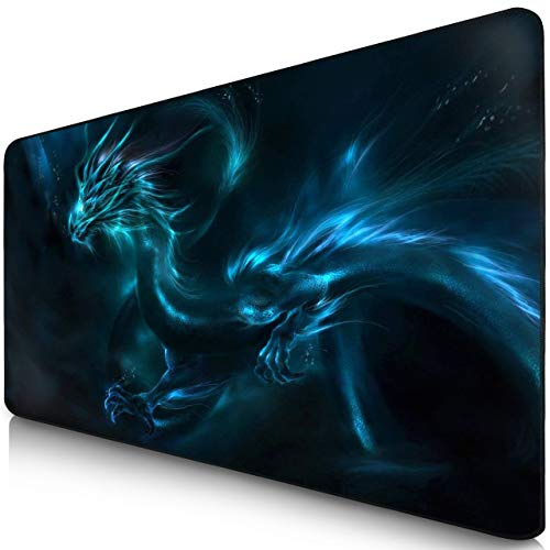 Sidorenko Alfombrilla XXL - Mouse Pad Gaming 900 x 400 mm - Bordes sin Bordes - Antideslizante - Alfombrilla Gaming - Azul