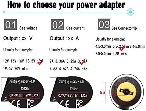 SiKER 65W 45W Cargador del Adaptador del Ordenador portátil de AC para ASUS X550C X551C X551M X552C X555l X751n X401 X401A X401U X501A X501CA X550L X550CA X550ZA X551CA