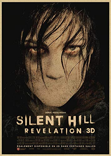 Silent Hill Classic Movie Retro Canvas Art Pintura Al Óleo Poster Calidad Decoración Del Hogar Mural Pintura Sin Marco50X70Cm R8819