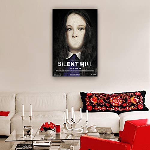 Silent Hill - Póster de película de terror para sala de estar, arte moderno para dormitorio, pintura de cocina en la pared (sin marco, 40 x 60 cm)