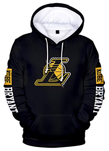 Silver Basic Sudadera con Capucha de Manga Larga para Hombre Jersey de Juego de Baloncesto con Estampado 3D Sudadera Deportiva Suelta Jersey 24 Sudadera S