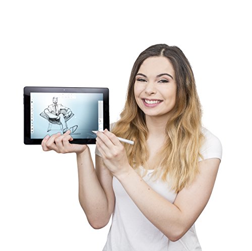 Simbans [4 artículos de bonificación] PicassoTab Tableta de Dibujo de 10 Pulgadas y lápiz óptico, 4GB, 64GB, Android 10, Principiantes, Artista gráfico, niño, niña - PX