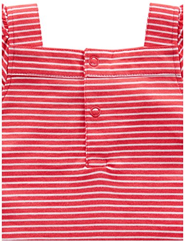 Simple Joys by Carter's - Juego de ropa de juego para niñas (4 piezas) ,Navy Dot/Red Stripe Bird ,6-9 Months