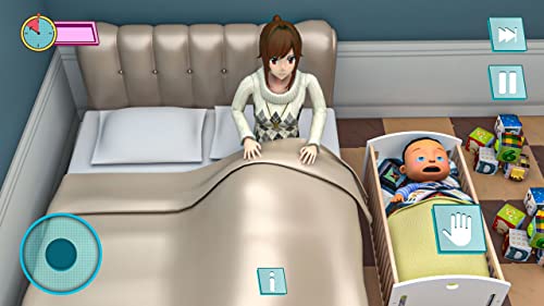 sims de madre de anime embarazada virtual: un juego gratuito de simulación de guardería y cuidado de niños para bebés y madres