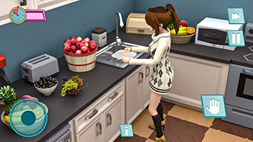 sims de madre de anime embarazada virtual: un juego gratuito de simulación de guardería y cuidado de niños para bebés y madres