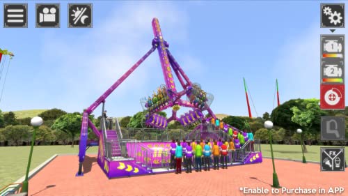 Simulador de parque de atracciones (Roller coasters, Montañas rusas, inverter, noria, La olla tagada, wild mouse, techno jump y más) Incluye una noria gratis!!