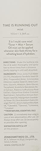 SIORIS Time Is Running Out Mist, Transparente, 100 Mililitro