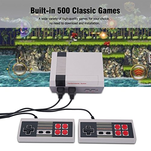 Sistema de consola de juegos familiar Classic Retro con videojuegos de 500 TV