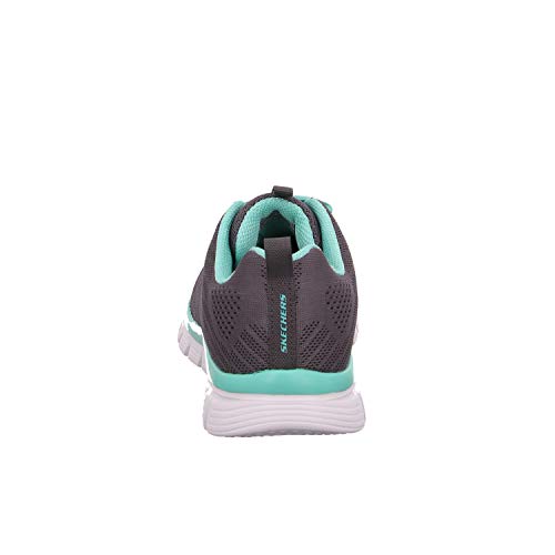 Skechers Graceful-Get Connected, Zapatillas Mujer, Gris (Ccgr Black Mesh), 35 EU