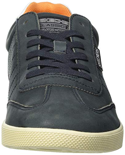 Skechers Placer Breacher, Zapatillas Hombre, Azul Marino, 44 EU