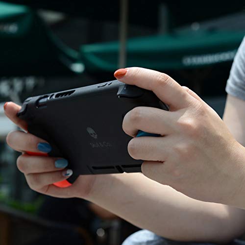 Skull & Co. GripCase: A Dockable Protective Case with Replaceable Grips [to fit All Hands Sizes] for Nintendo Switch [No Carrying Case] - Pokemon Edition