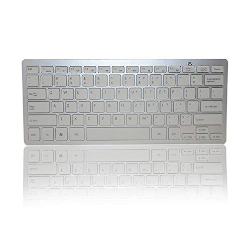 SLJZ AYSMG KM-808 2.4GHz Wireless Multimedia Keyboard + Wireless Pen Optical Mouse con Receptor USB Set for computadora PC Laptop, Random Pen Mouse Color Delivery (Negro) (Color : White)