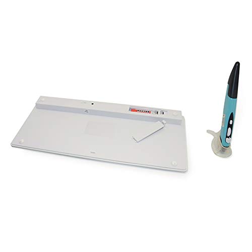 SLJZ AYSMG KM-808 2.4GHz Wireless Multimedia Keyboard + Wireless Pen Optical Mouse con Receptor USB Set for computadora PC Laptop, Random Pen Mouse Color Delivery (Negro) (Color : White)