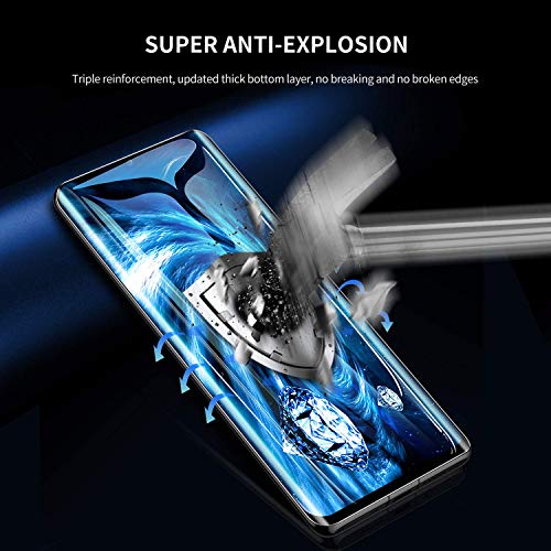 SmartDevil [2 Pack] Protector Pantalla de Huawei P30 Pro,Cristal Templado Huawei P30 Pro,Vidrio Templado [Fácil de Instalar] [3D Borde Redondo] [Garantía de por Vida] para Huawei P30 Pro