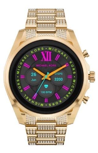 Smartwatch Bradshaw Para Mujer de Michael Kors de 6 Generación en Tonos Dorados con Brazalete de Acero Inoxidable en Tono Oro, MKT5136