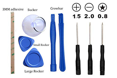 Snailcanfly Reemplazo para Xiaomi Mi 10 Mi10 5G M2001J2G M2001J2I 6.67inch Vidrio Trasero Tapa de la batería Carcasa de Puerta Trasera Twilight Grey