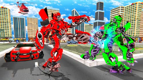 Sniper Robot Car Transformation City Battle- Best Car robot simulation and Action games